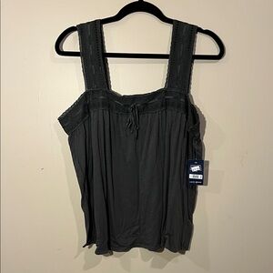 Dark Gray Women's Top